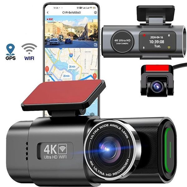 دوربین خودرو DISCOVERY کیفیت ULTRA HD 4K با جی پی اس